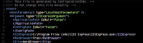dotTrace XML configuration file