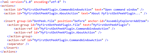 Actions.xml for plugins