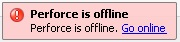 "Perforce is offline" notification