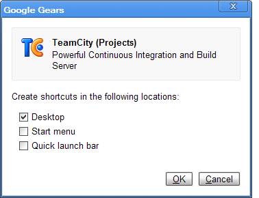 TeamCity Chrome Application